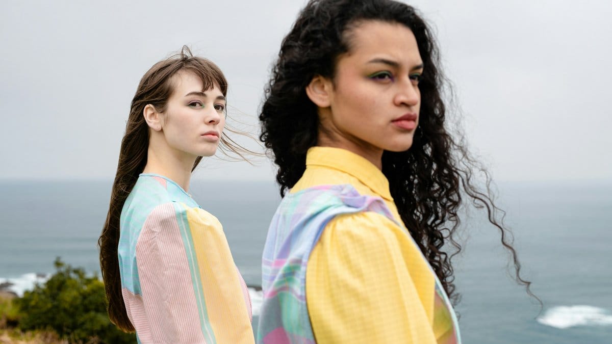 Coordinated color palette outfits